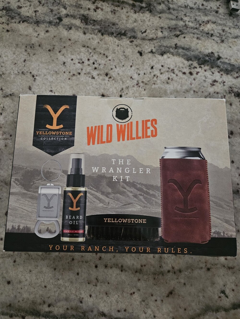 Wild Willies The Wrangler Kit - Men's Grooming Gift Set in Brown